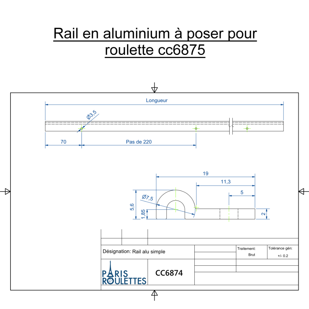 Plan rail cc6875