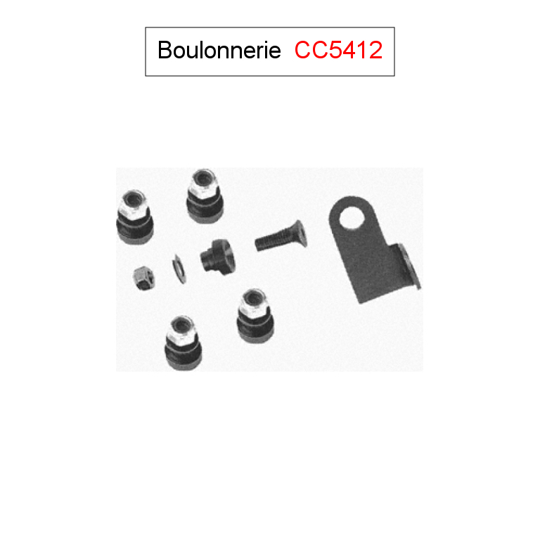 Visserie pour plaque cc5412